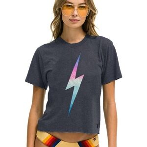 aviator nation lightning tee